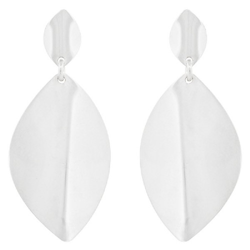 PENDIENTE DOBLE HOJA DOBLADA - PE6702R