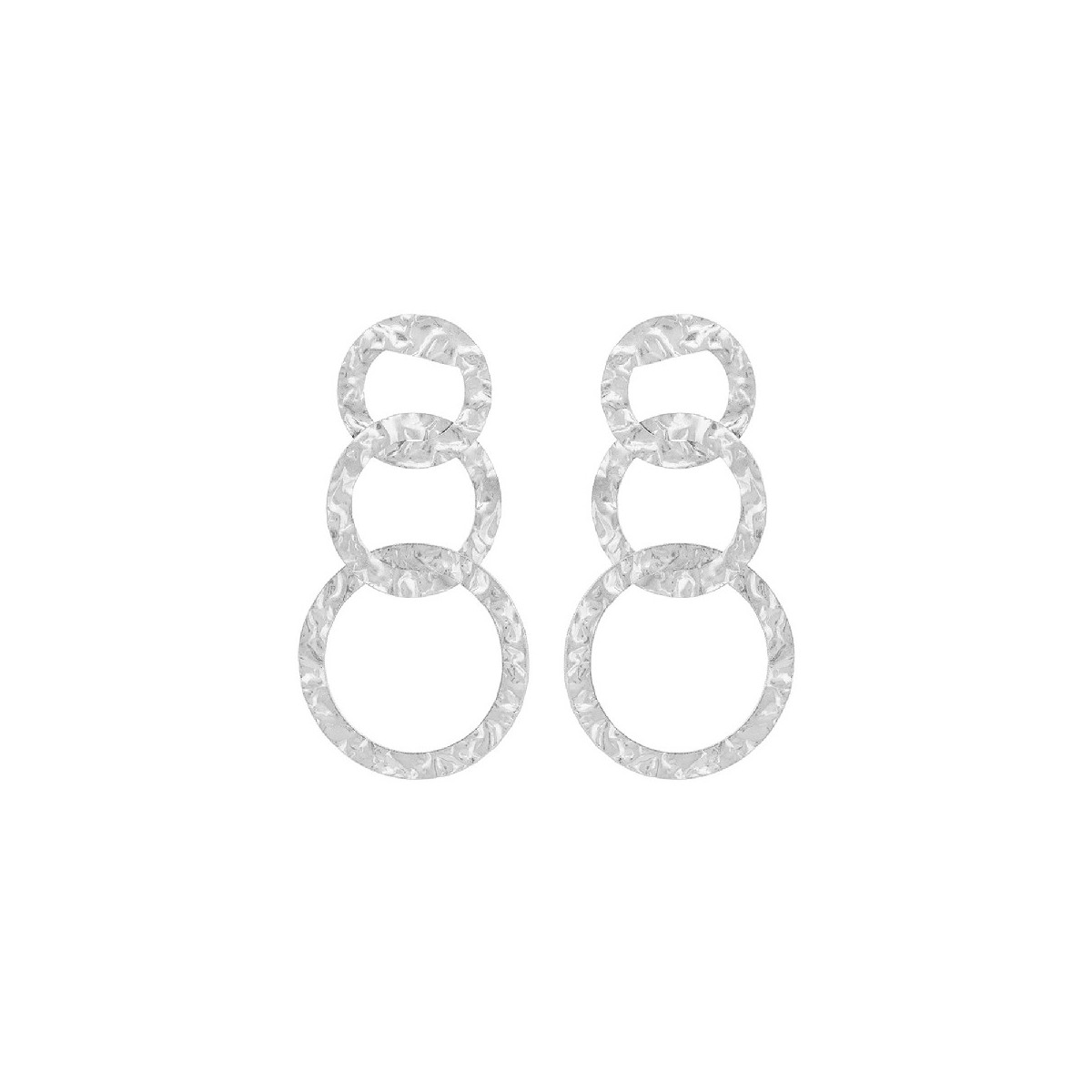 PENDIENTE 3 AROS MARTELE CALADOS - PE6707R