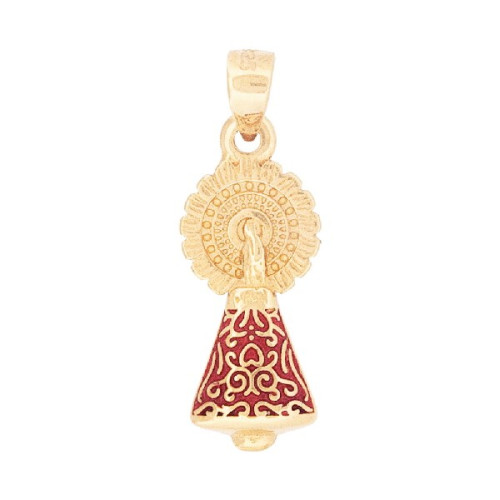 COLGANTE VIRGEN DEL PILAR ESMALTE 25MM+R - CO2728CH/13