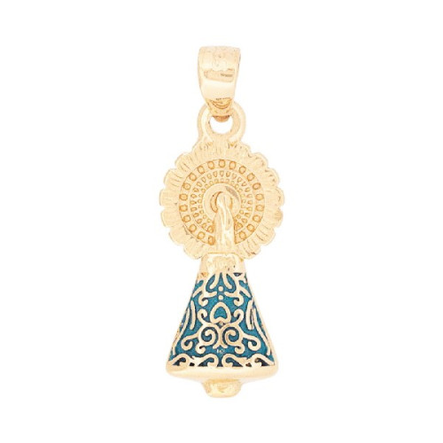 COLGANTE VIRGEN DEL PILAR ESMALTE 25MM+R - CO2728CH/18