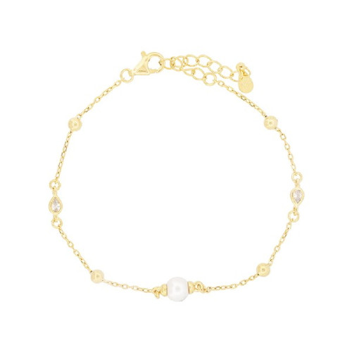 PULSERA LAGRIMA CON PERLA - PU5845CH