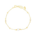 PULSERA LAGRIMA CON PERLA - PU5845CH
