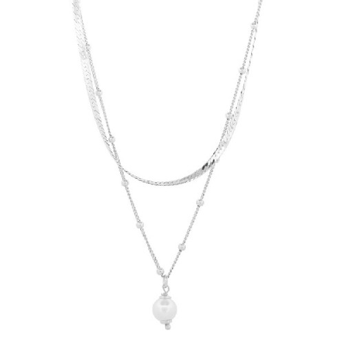 G. CADENA BOLITAS + PLANA+ PERLA COLGAND - GA1919R