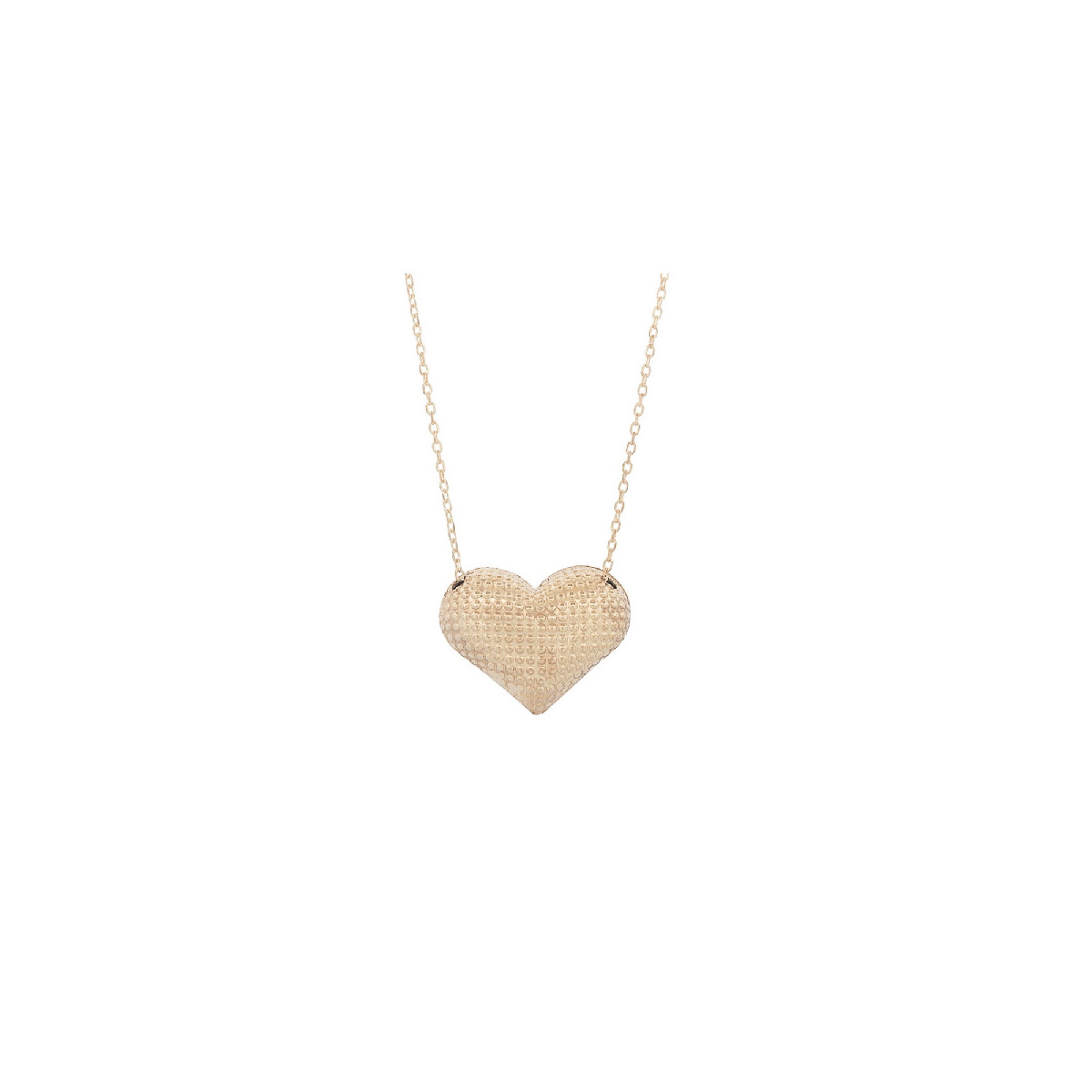 G. CADENA CON CORAZON HUECO TEXTURA - GA1920CH