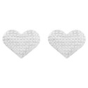 PEND. MEDIO CORAZON HUECO CON TEXTURA - PE6718R