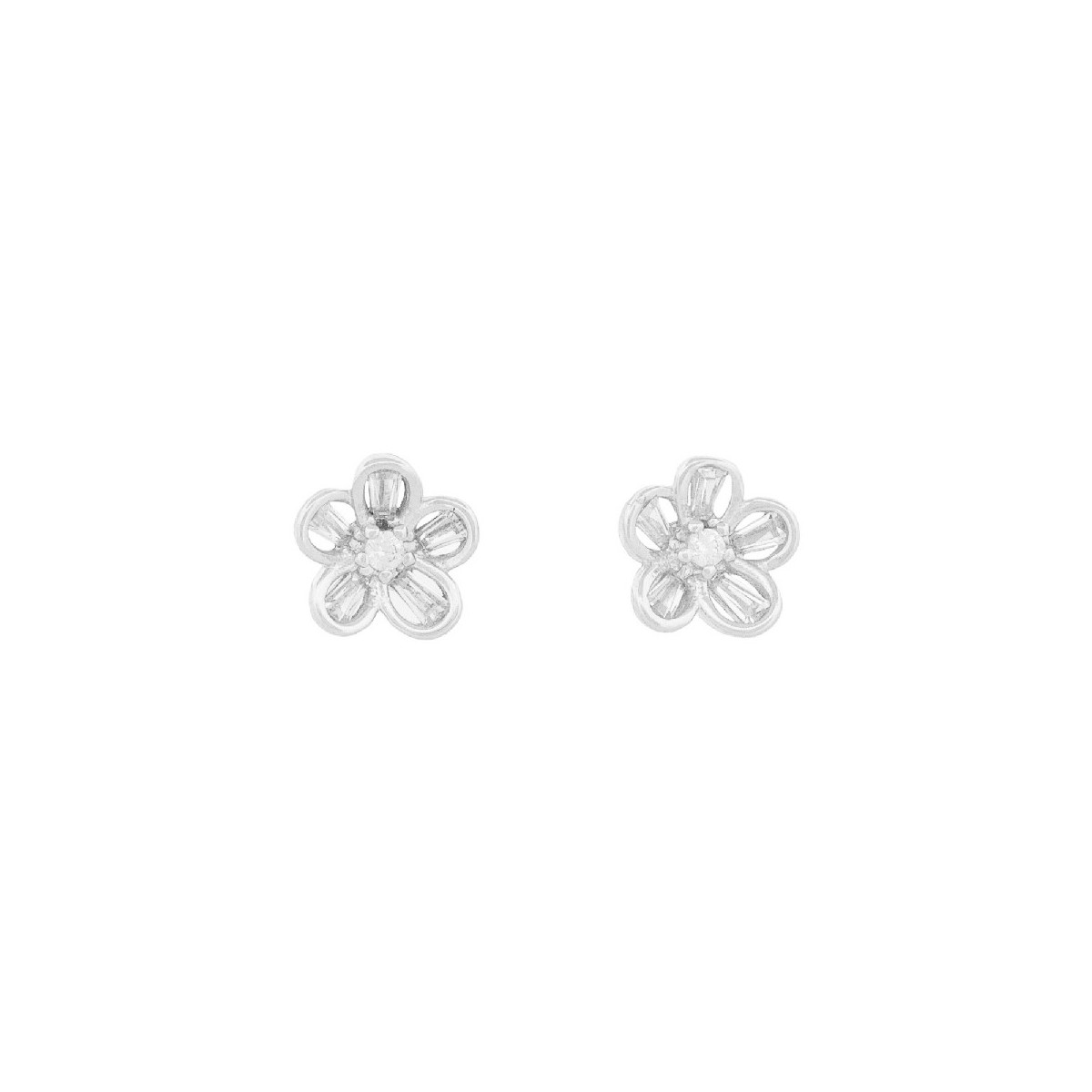 PENDIENTE FLOR CON CZ - PE6720R