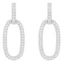 PENDIENTE BARRA CZ + OVAL CZ - PE6722R