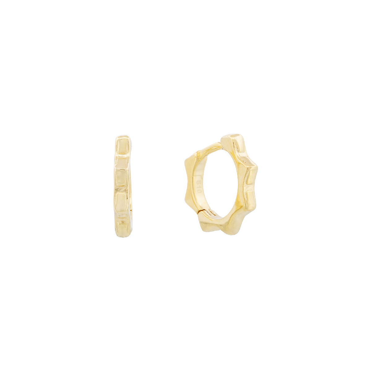 PENDIENTE ARO ZIG ZAG - PE6735CH