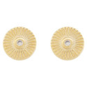 PENDIENTE CIRCULO RAYAS CZ CENTRO - PE6739CH