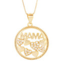 COLGANTE REDONDO MAMA CON CORAZONES - CO3001CH