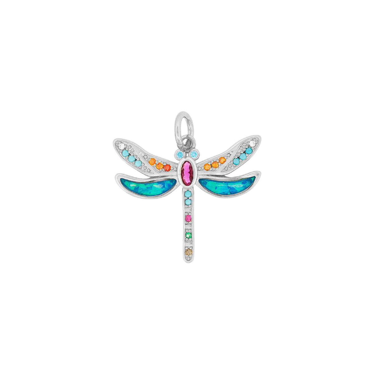 COLGANTE LIBELULA ALAS DE OPALO Y CZ - CO3004R/24 COLGANTE LIBELULA ALAS DE OPALO Y CZ - CO3004R/24