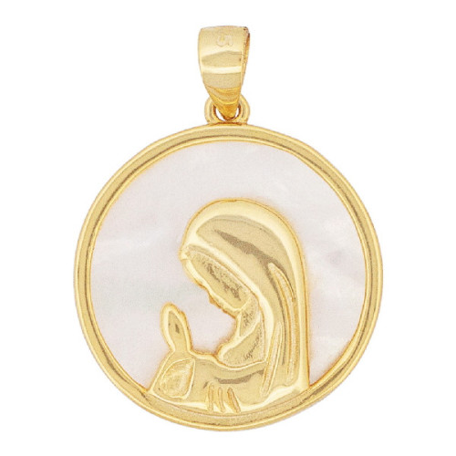 COLGANTE VIRGEN NACAR 19 MM - CO3010CH