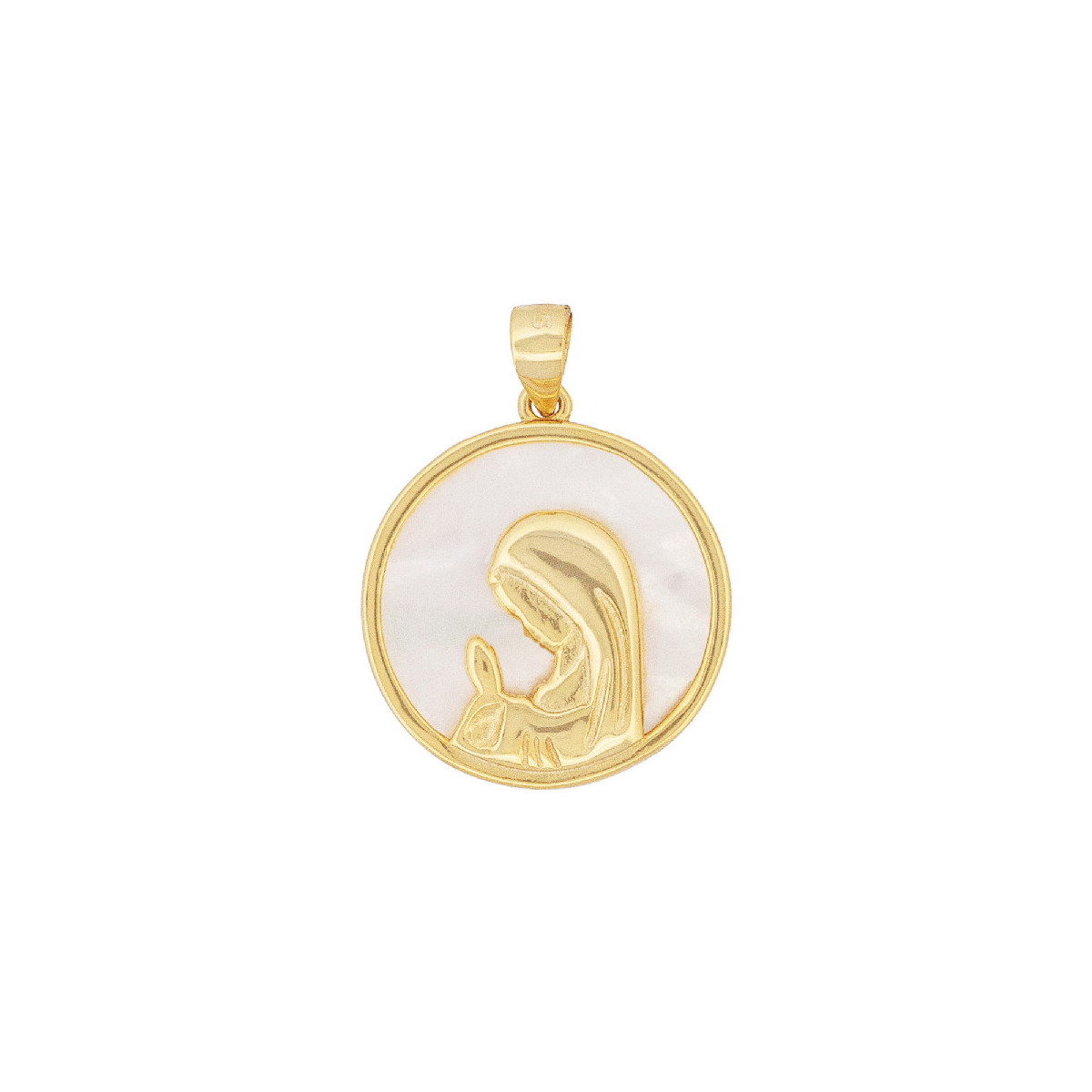 COLGANTE VIRGEN NACAR 19 MM - CO3010CH