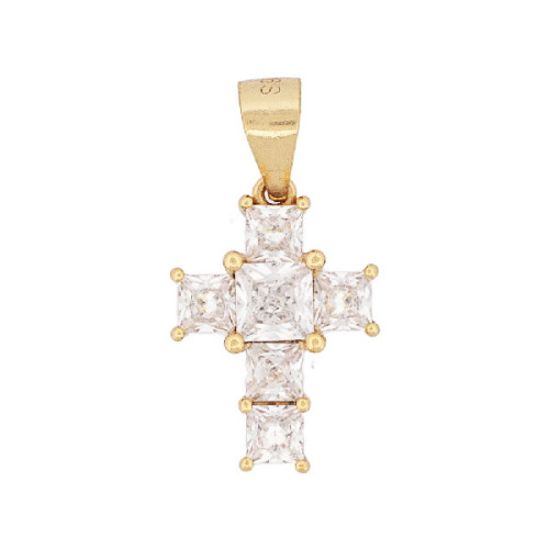 COLGANTE CRUZ CZ CUADRADAS - CO3012CH/04