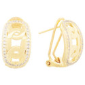 PENDIENTE OMEGA ESLABON - PE6769CH