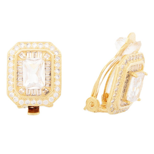PENDIENTE CLICK RECTANGULAR CZ - PE6772CH