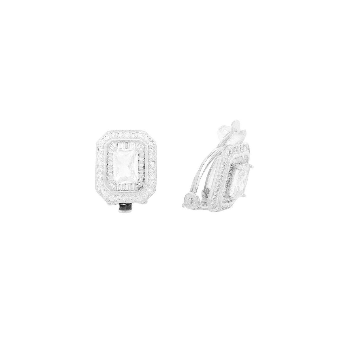 PENDIENTE CLICK RECTANGULAR CZ - PE6772R