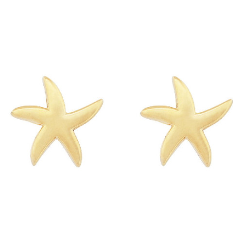 PENDIENTE ESTRELLA DE MAR LISA  - PE6744CH