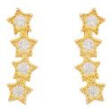 PENDIENTE 4 ESTRELLAS CZ TREPADOR - PE6752CH