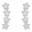 PENDIENTE 4 ESTRELLAS CZ TREPADOR - PE6752R