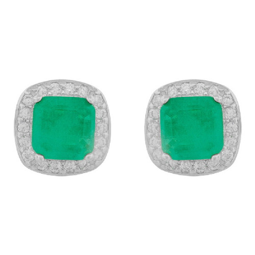 PENDIENTE CZ CUADRADO BORDE CZ - PE6758R/34