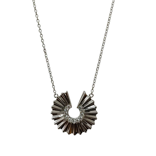 GARG. CIRCULO INCOMPLETO RAYAS CZ - GA1940R