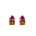 PEND. CABEZA TRIANGULAR + CUADRADO CZ - PE6935CH/20
