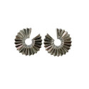 PEND. CIRCULO INCOMPLETO RAYAS CZ - PE6981R