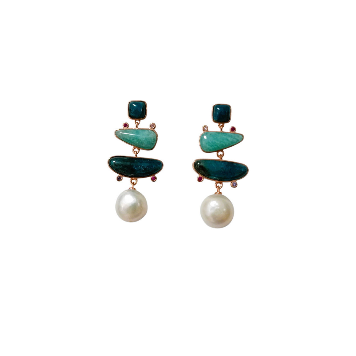 PENDIENTE PIEDRAS - PE6945OR/23/36