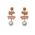 PE. PIEDRAS AVENTURINA CUARZO ROSA PERLA - PE6945OR/36