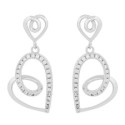PE. CORAZON LISO + CORAZON CZ COLGANDO - PE6780R PE. CORAZON LISO + CORAZON CZ COLGANDO - PE6780R