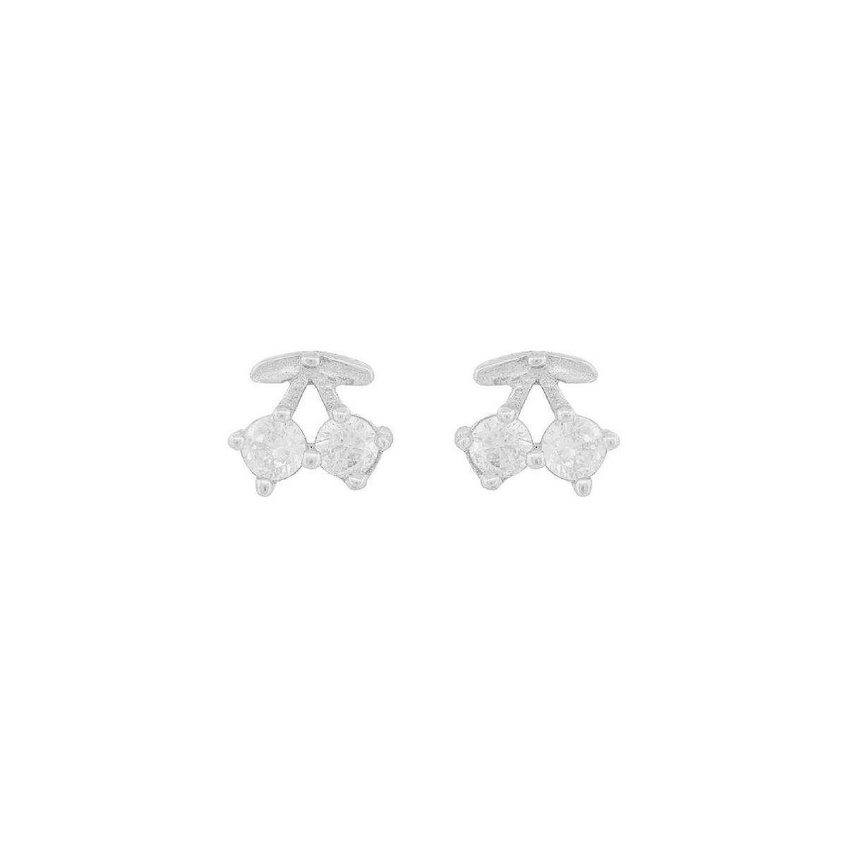 PENDIENTE CEREZAS CZ T-3 UDS - PE6785R/04