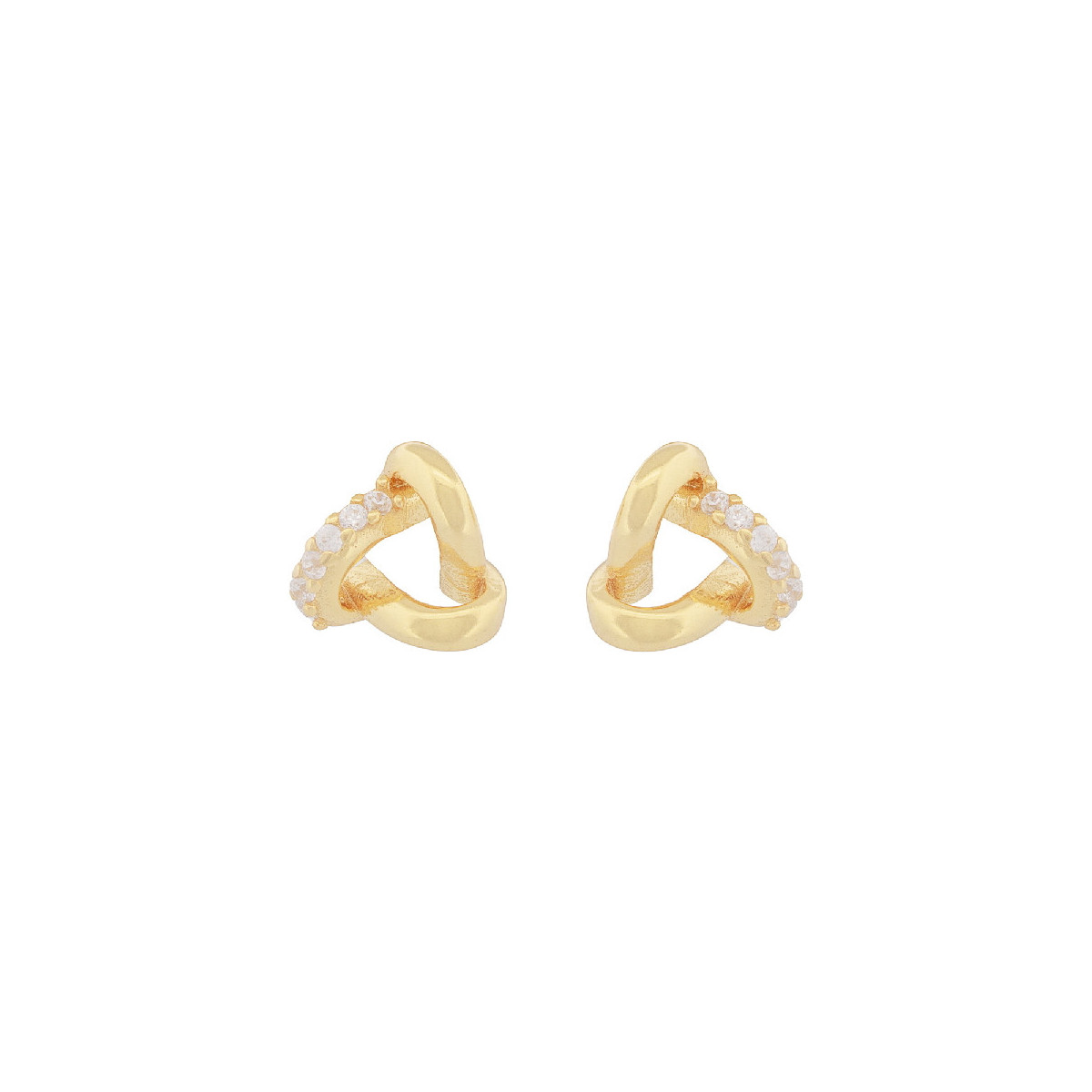 PENDIENTE TRIANGULAR UN LAZO CZ - PE6786CH