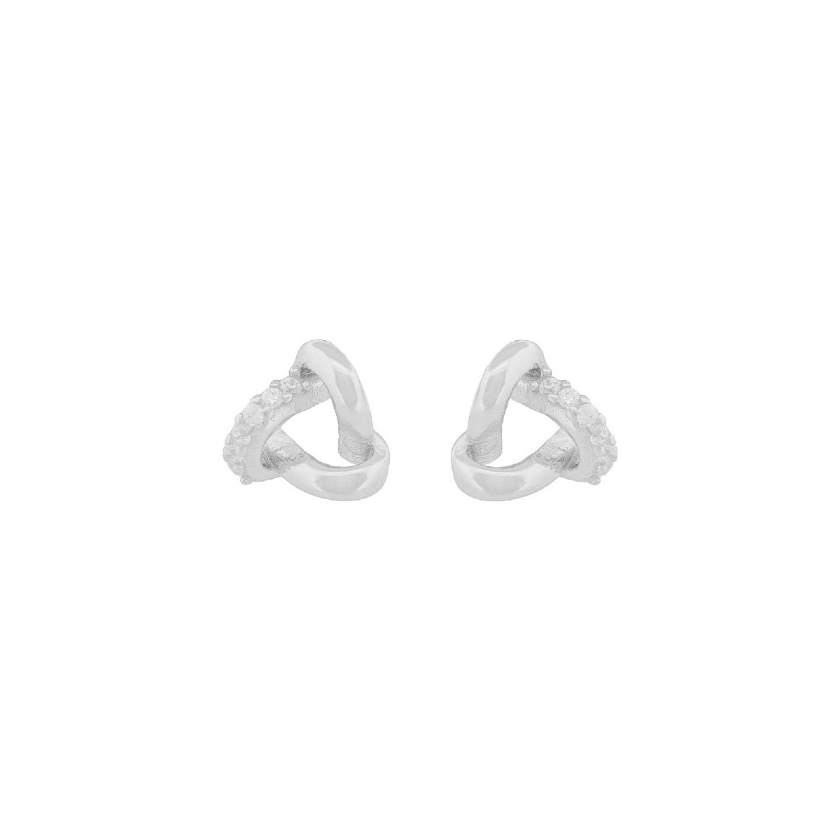 PENDIENTE TRIANGULAR UN LAZO CZ - PE6786R