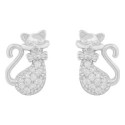 PENDIENTE GATO CON CZ - PE6788R