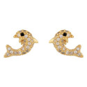 PENDIENTE DELFIN CON CZ - PE6791CH