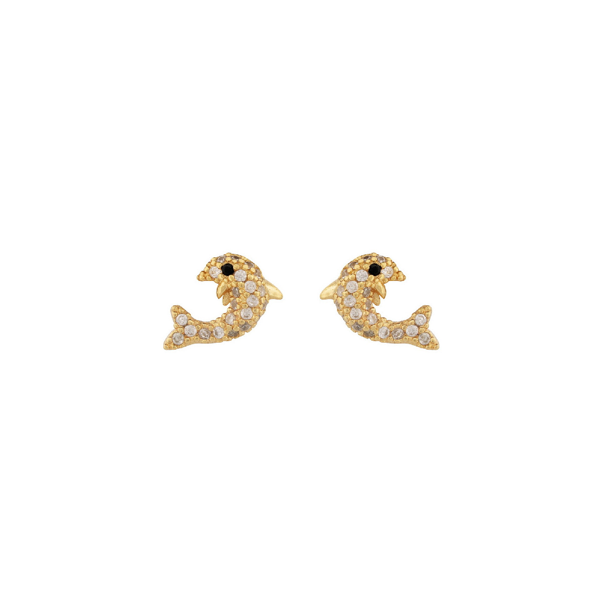 PENDIENTE DELFIN CON CZ - PE6791CH