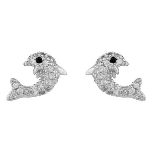PENDIENTE DELFIN CON CZ - PE6791R