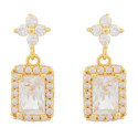 PE. TREBOL 4 CZ + PIEZA RECTANGULAR CZ - PE6800CH/04