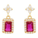 PE. TREBOL 4 CZ + PIEZA RECTANGULAR CZ - PE6800CH/13