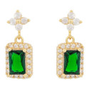 PE. TREBOL 4 CZ + PIEZA RECTANGULAR CZ - PE6800CH/16