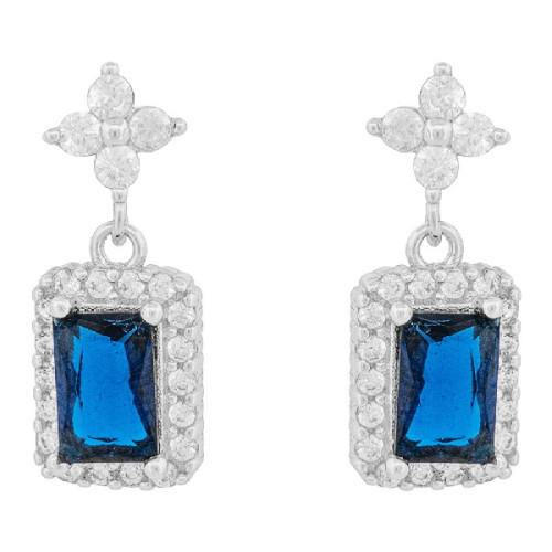 PE. TREBOL 4 CZ + PIEZA RECTANGULAR CZ - PE6800R/03
