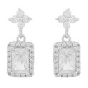 PE. TREBOL 4 CZ + PIEZA RECTANGULAR CZ - PE6800R/04