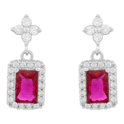 PE. TREBOL 4 CZ + PIEZA RECTANGULAR CZ - PE6800R/13