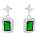 PE. TREBOL 4 CZ + PIEZA RECTANGULAR CZ - PE6800R/16