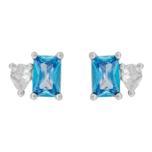 PE. CZ RECTANGULAR + CZ LAGRIMA - PE6793R/18