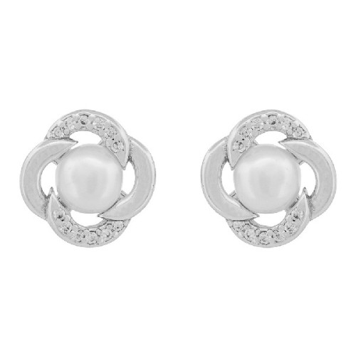 PE. PERLA NATURAL DENTRO DE TREBOL - PE6818R