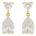 PENDIENTE CZ CORAZON + CZ LAGRIMA - PE6820CH/04 PENDIENTE CZ CORAZON + CZ LAGRIMA - PE6820CH/04