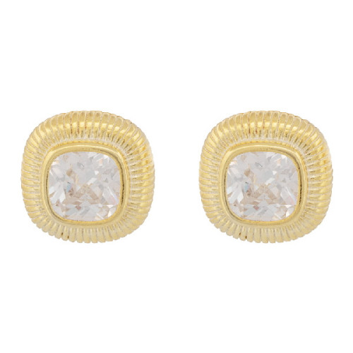 P. CUADRADO BORDE RALLADO Y CZ CUADRADA - PE6804CH