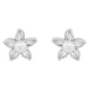 PENDIENTE FLOR CZ CENTRO PERLA NATURAL - PE6831R